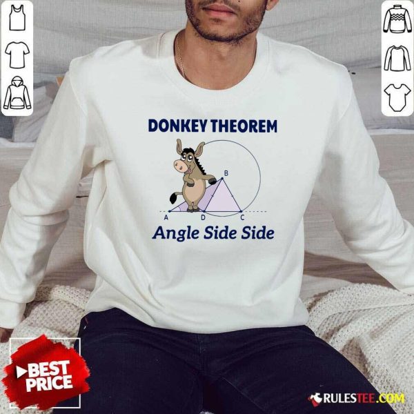 Donkey Theorem Angle Side Side Sweatshirt - Design By Rulestee.com