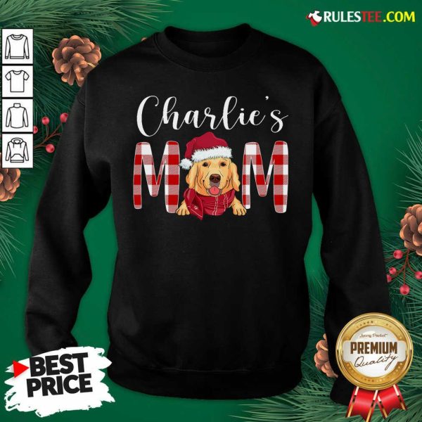 Official Golden Retriever Charlie’s Mom Christmas Sweatshirt - Design By Rulestee.com