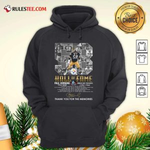 Hall Of Fame 58 Paul Hornung 1935 2020 Thank You For The Memories Signature Hoodie - Design By Rulestee.com