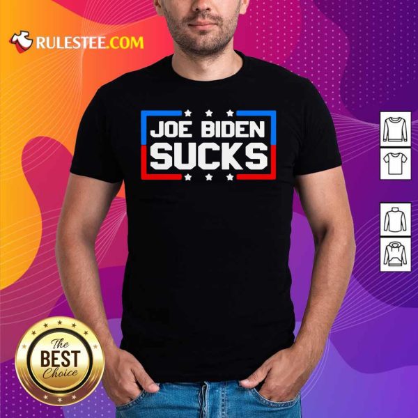 Joe Biden Sucks 2020 Anti Creepy Joe Donald Trump Republican Election T-Shirt - Design By Rulestee.com