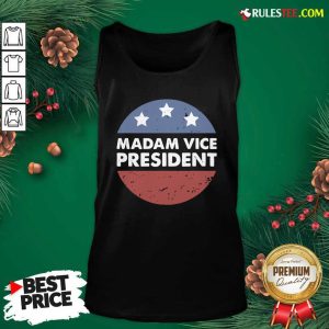 Madam Vice President Election Stars Circle Vintage Tank Top - Design By Rulestee.com