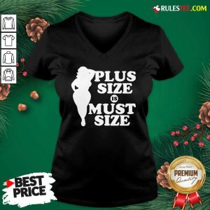 Plus Size Must Size V-neck - Design By Rulestee.com
