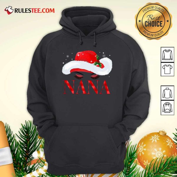 Santa Hat Women Nana Hoodie - Design By Rulestee.com