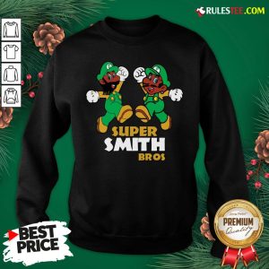 Official Super Smith Bros Sweatshirt - Design By Rulestee.com