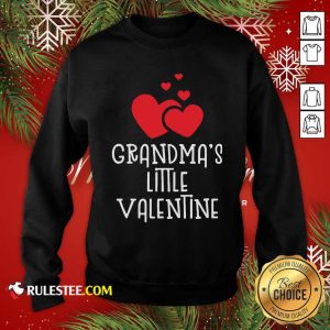 Kids Grandma’s Little Valentin Sweatshirt - Design By Rulestee.com