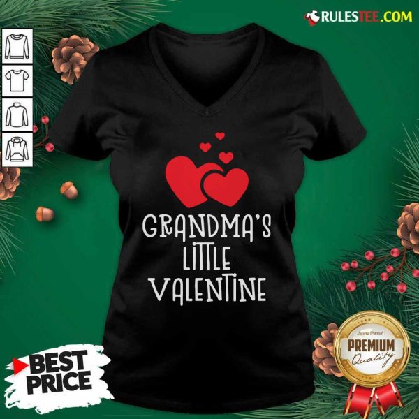 Kids Grandma’s Little Valentin V-neck - Design By Rulestee.com