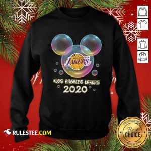 Los Angeles Lakers 2020 Mickey Disney Sweatshirt- Design By Rulestee.com