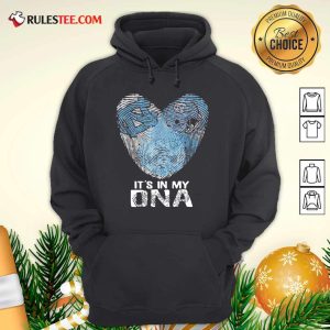 North Carolina Tar Heels Football It’s In My DNA Heart Hoodie - Design By Rulestee.com