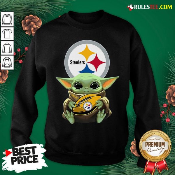 Perfect Baby Yoda Rugby Steelers Sweatshirt - Design By Rulestee.com