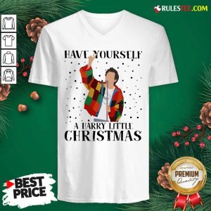 Harry Styles Have Yourself A Harry Little Christmas 2020 V-neck - Design By Rulestee.com