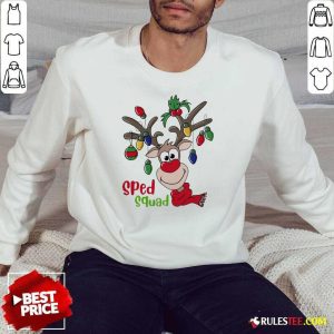 Reindeer Sped Squad Christmas Sweatshirt - Design By Rulestee.com