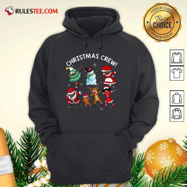 Santa Claus And Friends Dab Dance Dabbing Christmas Crew Hoodie - Design By Rulestee.com