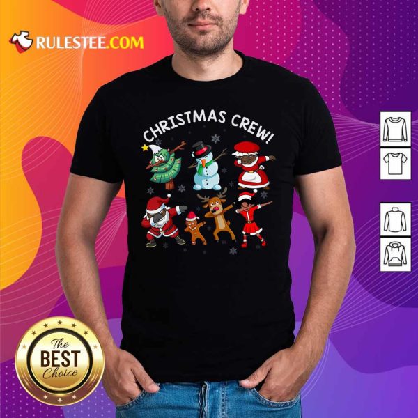 Santa Claus And Friends Dab Dance Dabbing Christmas Crew Shirt - Design By Rulestee.com