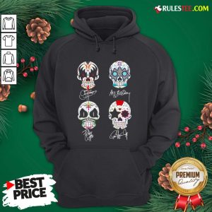 Perfect Sugar Skull The Space Ace The Demon The Catman The Starchild Signatures Hoodie - Design By Rulestee.com