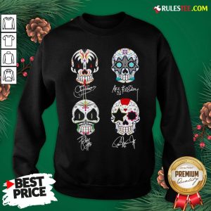 Perfect Sugar Skull The Space Ace The Demon The Catman The Starchild Signatures Sweatshirt - Design By Rulestee.com