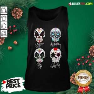 Perfect Sugar Skull The Space Ace The Demon The Catman The Starchild Signatures Tank Top - Design By Rulestee.com