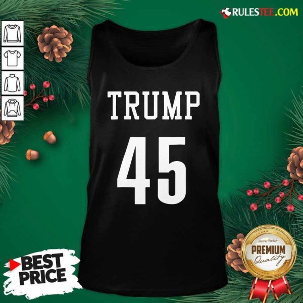 Trump 45 Voted Loser President Tank Top - Design By Rulestee.com