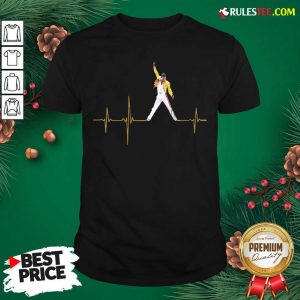 Heartbeat Freddie Mercury Shirt - Design By Rulestee.com
