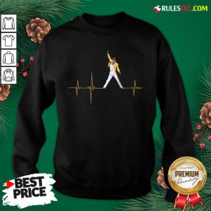 Heartbeat Freddie Mercury Sweatshirt - Design By Rulestee.com