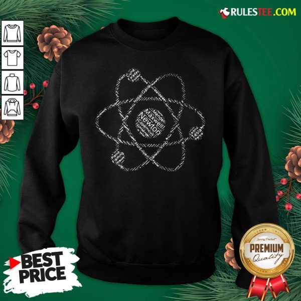 Premium Mendel Maxwell Newton Copernicus Schrodinger Sweatshirt - Design By Rulestee.com