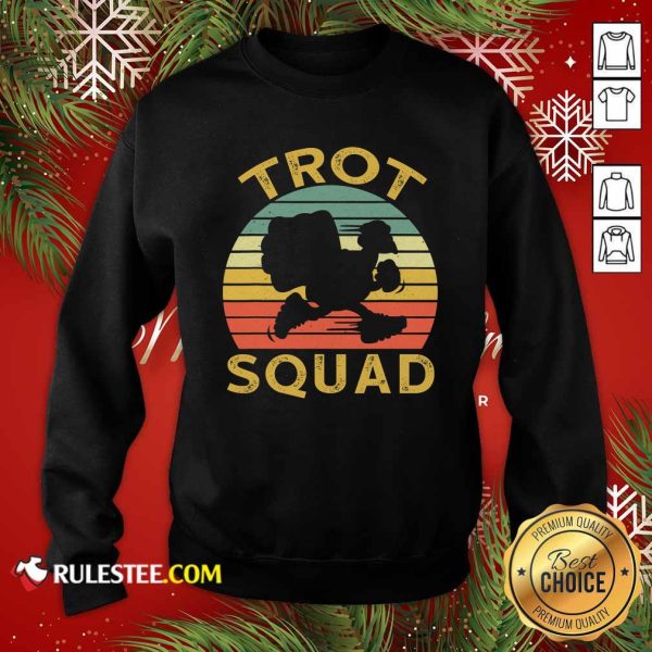 Trot Squad Thanksgiving Turkey Trot Costume Vintage Sweatshirt - Design By Rulestee.com