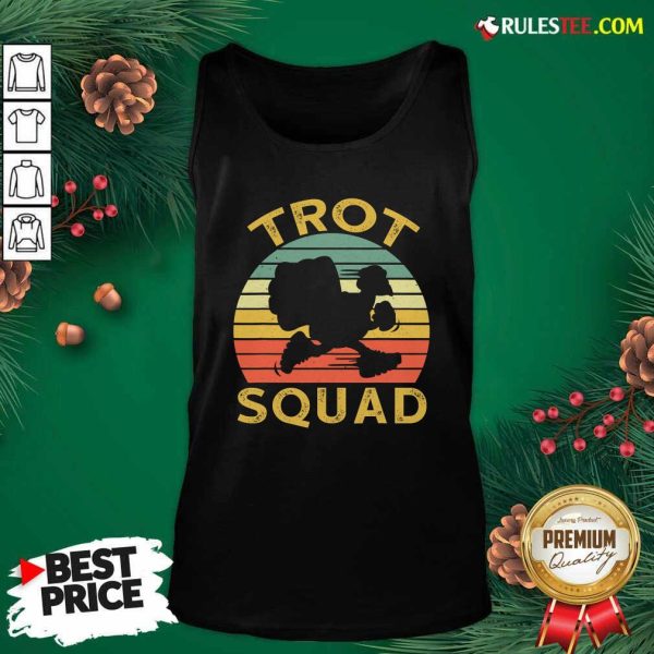 Trot Squad Thanksgiving Turkey Trot Costume Vintage Tank Top - Design By Rulestee.com