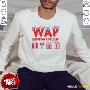 Premium Wap Wrapping A Present Sweatshirt - Design By Rulestee.com