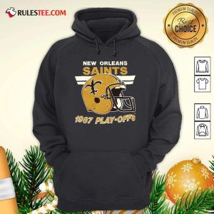 1987 New Orleans Saints Playoffs Vintage Hoodie - Design By Rulestee.com