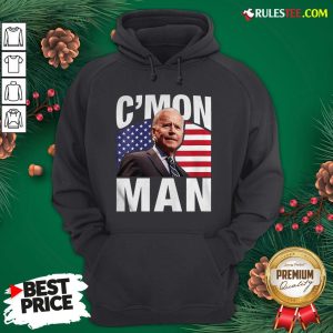Pretty Cmon Man Joe Biden American Flag Hoodie - Design By Rulestee.com