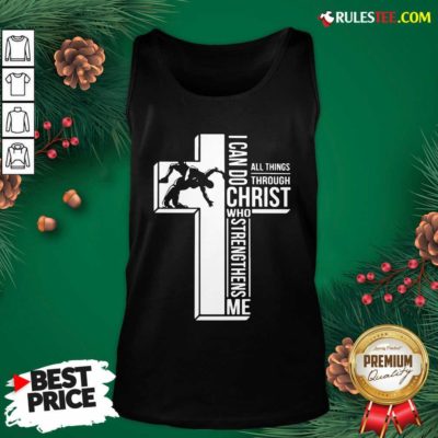 Cross I Can Do Christ Who Strengthens Me Tank Top - Design By Rulestee.com