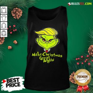 Pretty Grinch Trump Make Christmas Great Again Tank Top - Design By Rulestee.com