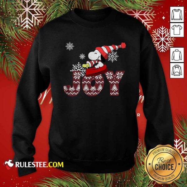 Snoopy Joy Merry Christmas Sweatshirt - Design By Rulestee.com