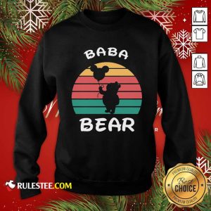Baba Bear Disney Vintage Retro Sweatshirt - Design By Rulestee.com