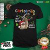Top Cat Santa Christmas Is Wet Noses Wagging Tails Sloppy Kisses Light Shirt - Design By Rulestee.com