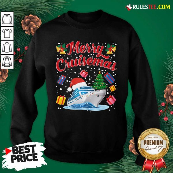 Merry Cruisemas Family Cruise Christmas 2020 Santa Hat Sweatshirt - Design By Rulestee.com