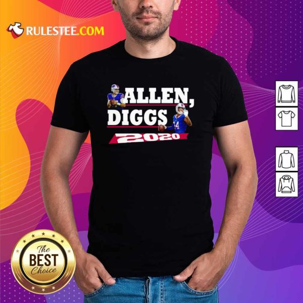 Allen Diggs 2020 Buffalo Shirt - Design By Rulestee.com