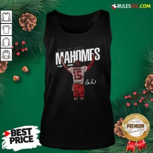 Rollin With Mahomes Patrick Mahomes Signature Tank Top - Design By Rulestee.com
