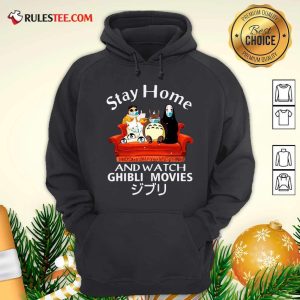 Stay Home And Watch Ghibli Movies Face Mask Hoodie - Design By Rulestee.com