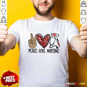 Diamond Peace Love And Nursing 2021 Shirt - Design By Rulestee.com
