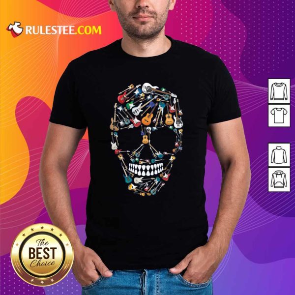 Skull Guitars Shirt - Design By Rulestee.com