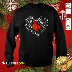 Cardinal Heart Personalized Sweatshirt - Design By Rulestee.com