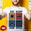 Eat Sleep Game Repeat Vintage Shirt - Design By Rulestee.com