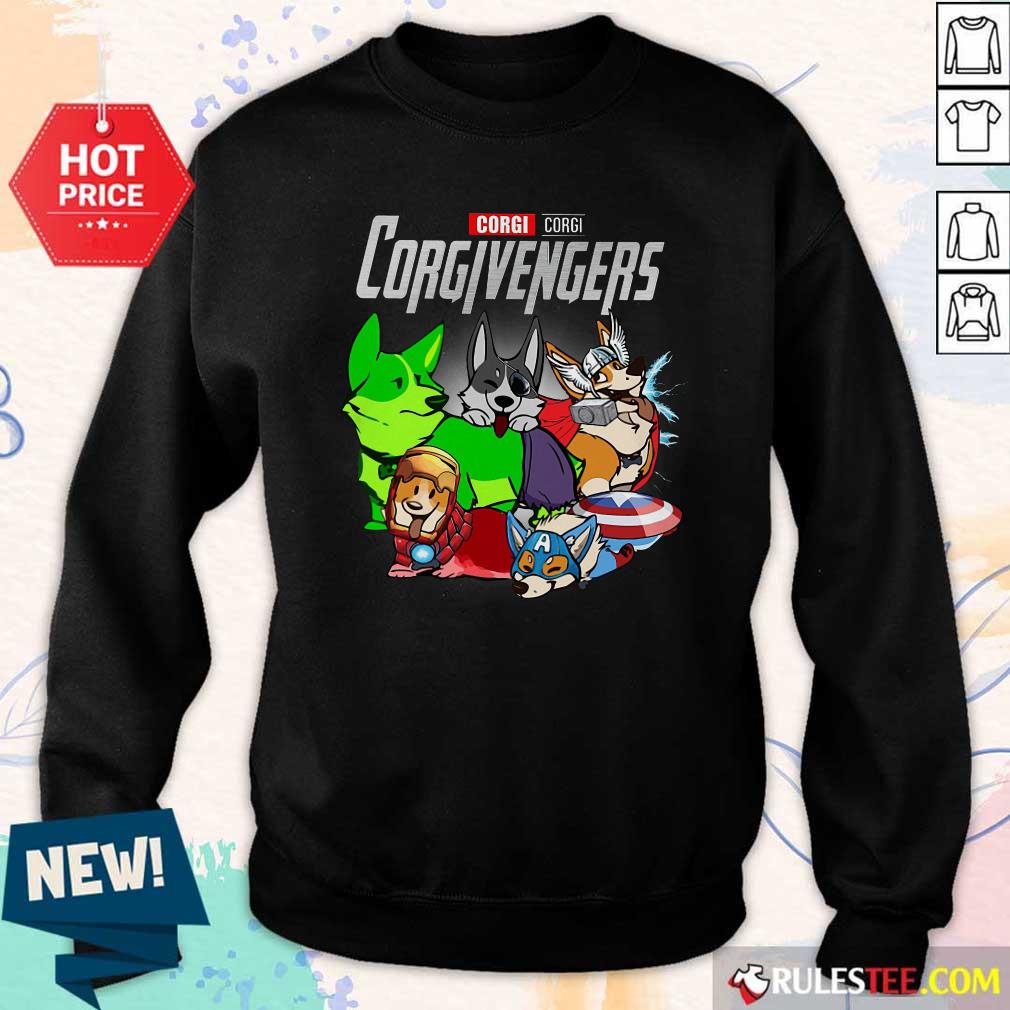 Marvel Avengers Corgi Corgivengers Sweatshirt - Design By Rulestee.com