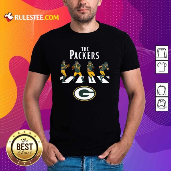 The Green Bay Packers Football Abbey Road Shirt - Design By Rulestee.com
