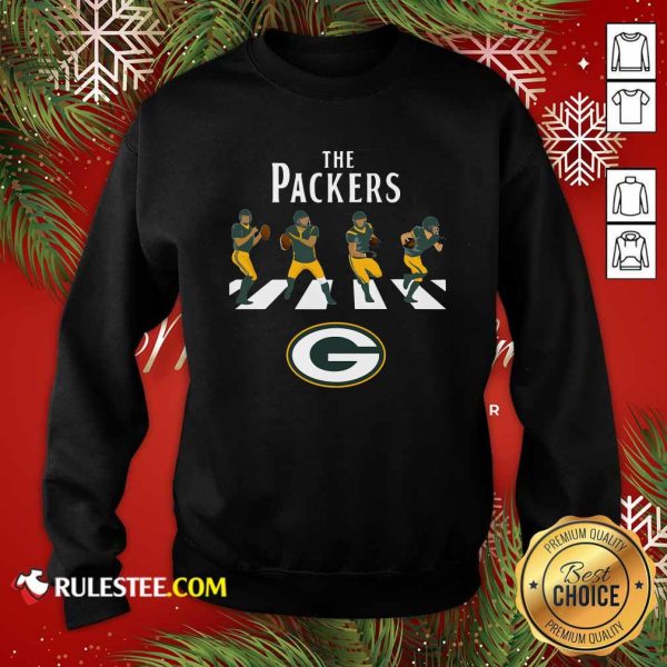 The Green Bay Packers Football Abbey Road Sweatshirt - Design By Rulestee.com