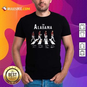 The Alabama Crimson Tide Abbey Road Signatures Shirt - Design By Rulestee.com