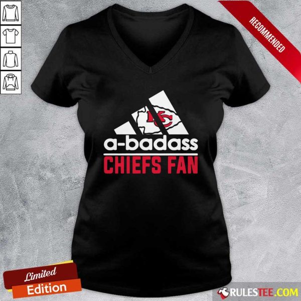 A Badass Chiefs Fan V-neck - Design By Rulestee.com