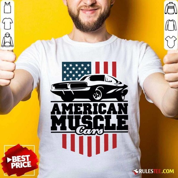 American Muscle Cars Flag Shirt - Design By Rulestee.com