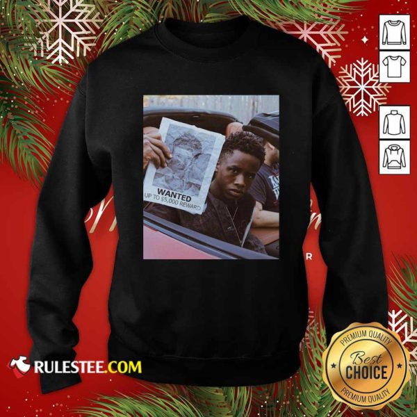 Tay K Wanted Up To 5000 Reward Sweatshirt - Design By Rulestee.com