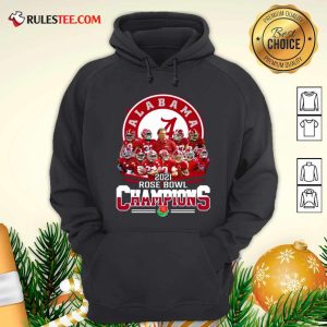Alabama Crimson Tide 2021 Rose Bowl Champions Hoodie - Design By Rulestee.com